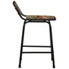vidaXL Taburetes de barra 4 uds 46x35,5x70 madera maciza reciclada