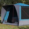 vidaXL Tienda de camping Azul 420 x 420 x 227 cm Poliéster