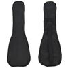 vidaXL Juego de ukelele soprano para niños con funda madera oscura 21"