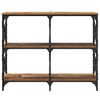 vidaXL Mesa Consola Madera Vieja 100 x 28 x 80,5 cm