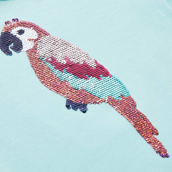 Camiseta infantil aguamarina claro 140