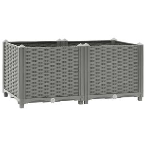 vidaXL Arriate polipropileno 80x40x38 cm