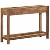 vidaXL Mesa Consola Marrón 107 x 33 x 76 cm Madera maciza recuperada
