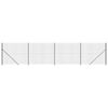 vidaXL Cerca de alambre con brida gris antracita 1,4x10 m