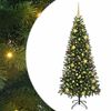 vidaXL &Aacute;rbol de Navidad artificial con 300 LED Verde 180 cm PE y PVC