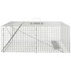 vidaXL Trampa para animales 64,5x25x26,5 cm Hierro galvanizado
