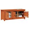 vidaXL Armario Zapatero Marr&oacute;n Cera 110 x 38 x 45,5 cm Pino macizo