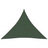 vidaXL Toldo de vela verde oscuro HDPE 160 g/m&sup2; 5x5x5 m