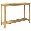 vidaXL Mesa consola de jard&iacute;n Blanqueado 108,5 x 35 x 75 cm