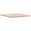 vidaXL Tablero de mesa cuadrado de madera maciza de haya 90x90x2,5 cm
