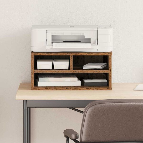 vidaXL Soporte para Impresora Madera vieja 49 x 40 x 22.5 cm