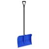 vidaXL Pala para nieve metal azul 147 cm