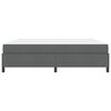 vidaXL Cama tipo Box Spring Gris oscuro 200 x 200 cm tela