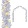 vidaXL Guirnalda de Navidad con luces LED blanco 10 m