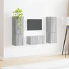 vidaXL Conjunto de mueble de TV 5 pcs Gris Sonoma Madera de ingenier&iacute;a