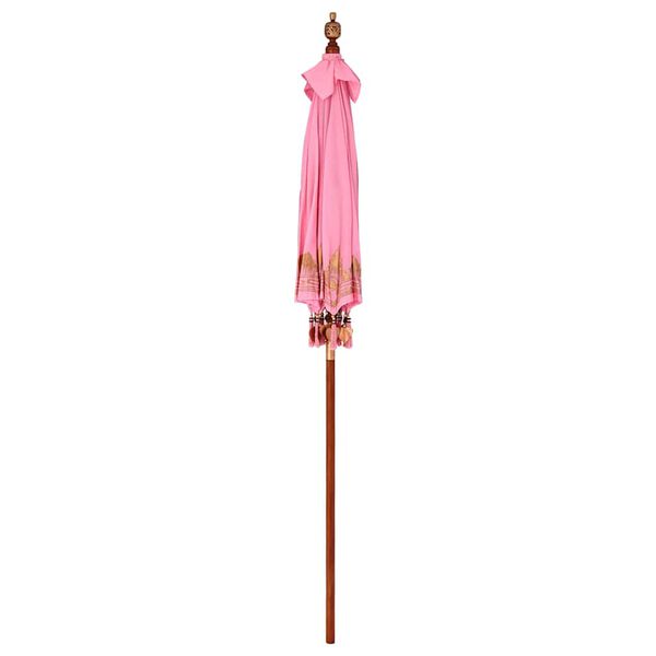 vidaXL Parasol Balin&eacute;s Rosa 185 x 185 x 260 cm Algod&oacute;n