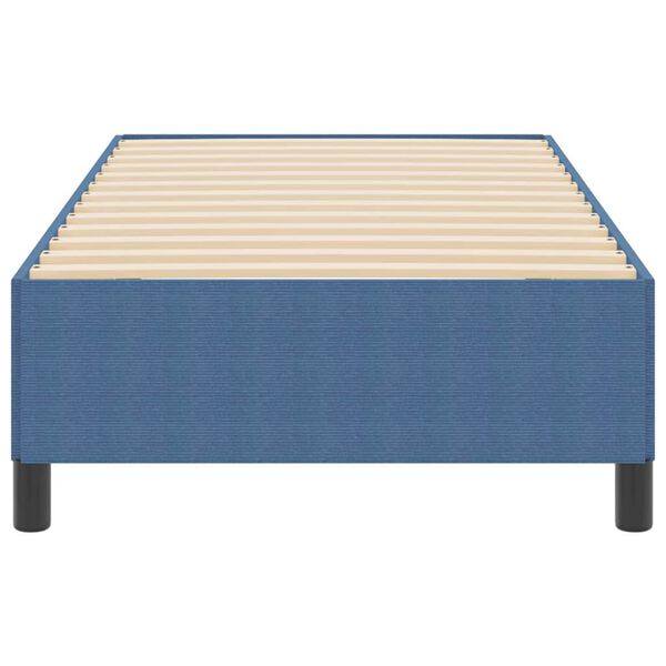vidaXL Cama tipo Box Spring Azul 90 x 200 cm Terciopelo