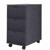 vidaXL Mueble de cajones negro 33x45x60 cm