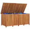 vidaXL Caja de almacenaje de jard&iacute;n madera maciza acacia 175x80x75 cm