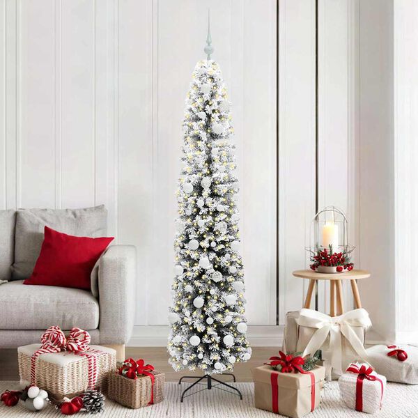 vidaXL &Aacute;rbol de Navidad artificial Verde 180 cm PVC, Acero y Pl&aacute;stico
