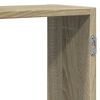 vidaXL Estante de pared madera ingenier&iacute;a roble Sonoma 159x18x65 cm