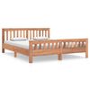 vidaXL Estructura de cama madera de teca maciza 160x200 cm