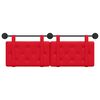 vidaXL Cabecera Colgante Rojo 130 x 55 x 5 cm Cuero sint&eacute;tico