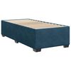 vidaXL Cama box spring con colch&oacute;n terciopelo azul oscuro 80x200 cm