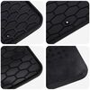 vidaXL Alfombrilla de Coche 4 pcs Negro TPE