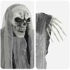 vidaXL Fantasma Colgante de Halloween 3 pcs Negro 66 x 110 cm