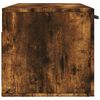 vidaXL Armario de pared madera ingenier&iacute;a roble ahumado 100x36,5x35 cm