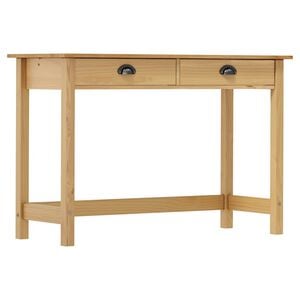 vidaXL Mesa consola Hill con 2 cajones madera pino 110x45x74 cm