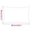 vidaXL Cojines para exteriores 60x40 cm gris 4 unidades