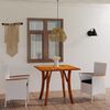vidaXL Juego de comedor para jard&iacute;n 3 piezas blanco