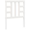 vidaXL Cabecero de cama madera maciza de pino blanco 81x4x100 cm