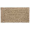 vidaXL Alfombra de &aacute;rea Natural y negro 100 x 200 cm yute