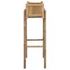 vidaXL Jard&iacute;n Macetero Con Soporte Natural 50 x 38 x 114 cm Bamb&uacute;