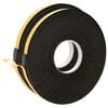vidaXL Cinta de espuma autoadhesiva 2 pcs Negro 10mm x 10m Espuma CR
