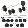 vidaXL Juego de barras y pesas 30 kg