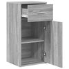 vidaXL Aparador Gris sonoma 38 x 34.5 x 75 cm Madera contrachapada