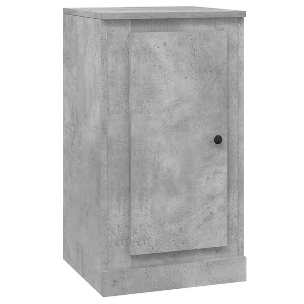 vidaXL Aparador de madera contrachapada gris hormig&oacute;n 37,5x35,5x67,5cm