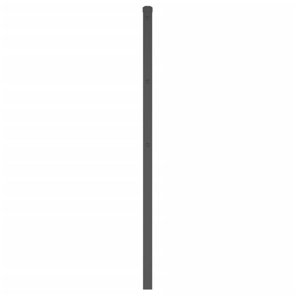 vidaXL Cabecero de metal negro 200 cm