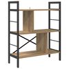 vidaXL Estante de libros Roble artesanal 75 x 30 x 91 cm