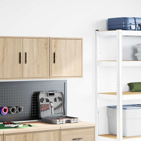 vidaXL Armario de pared para garaje madera de ingenier&iacute;a roble sonoma