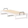 vidaXL Estructura de cama 80 x 210 cm Madera de pino macizo
