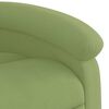 vidaXL Sill&oacute;n reclinable de terciopelo verde claro