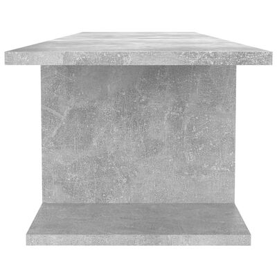 vidaXL Mueble de TV de pared gris hormigón 103x30x26,5 cm