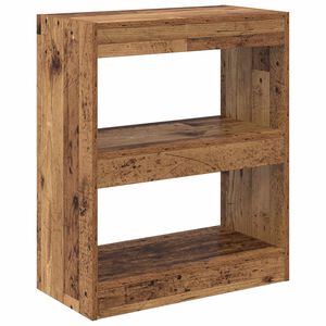 vidaXL Librer&iacute;a 2 niveles 60 x 30 x 72 cm Madera de ingenier&iacute;a
