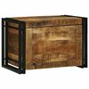 vidaXL Caja de Almacenamiento Marr&oacute;n y Negro 60 x 40 x 41 cm