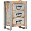 vidaXL Cajonera de madera maciza reciclada 40x30x60 cm
